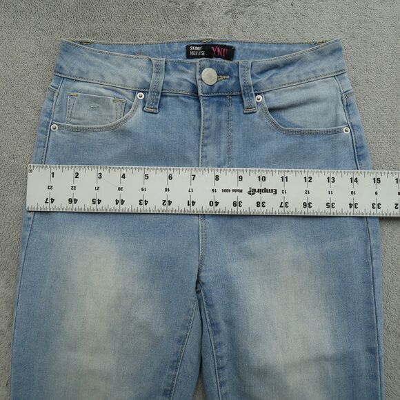 YMI Jeans Junior's Size 3 Blue High-Rise Skinny Denim Pants 28" Inseam Stretch - Picture 7 of 16